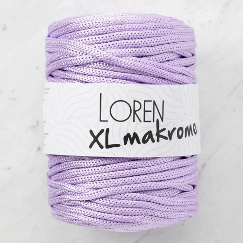 Loren XL Makrome Lila El Örgü İpi - R037 - 33716