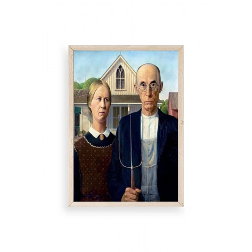 Lotus Water Lily Ahşap Çerçeveli Tablo 17 x 23