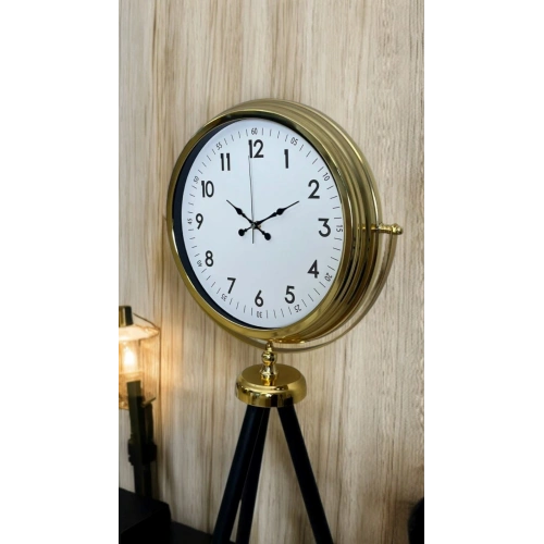 Luxury Gold Tripod Ayaklı Saat