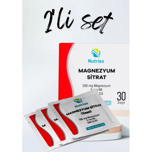 Magnezyum Sitrat Saşe – 2’li Avantaj Paketi