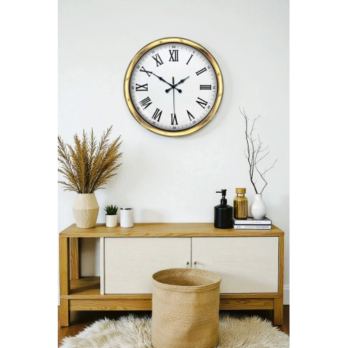 Zentime 40 Cm Gold Luxury Wall Clock