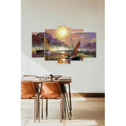 Manzara 5 Parçalı Mdf Tablo 60 x 100