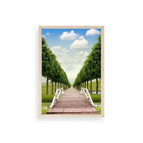 Manzara Ahşap Çerçeveli Tablo 30 x 42