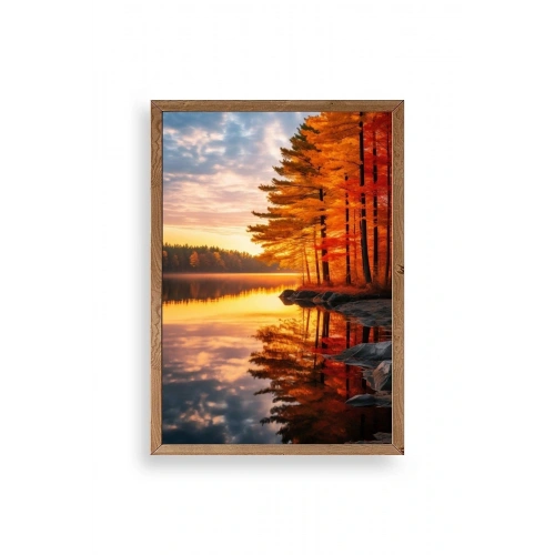 Manzara Ahşap Çerçeveli Tablo 50 x 70