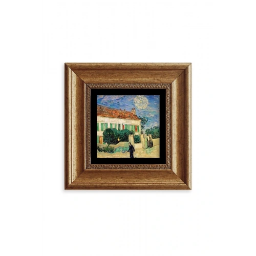 Manzara Çerçeveli Taş Tablo 20 cm