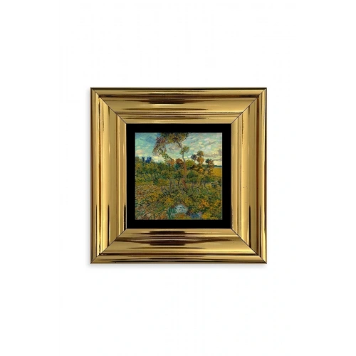 Manzara Çerçeveli Taş Tablo 20 cm