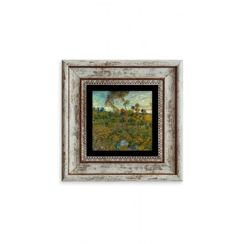 Manzara Çerçeveli Taş Tablo 20 cm