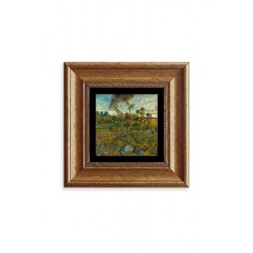 Manzara Çerçeveli Taş Tablo 20 cm