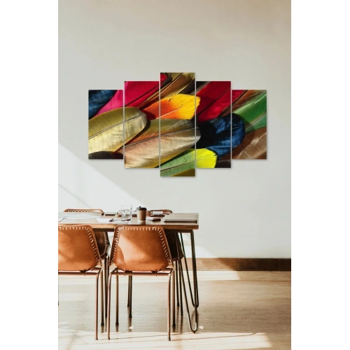 Manzara Doğa 5 Parçalı Mdf Tablo 60 x 100