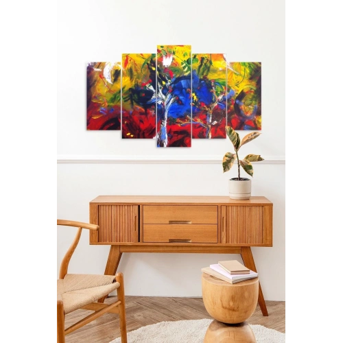 Manzara Doğa 5 Parçalı Mdf Tablo 60 x 100