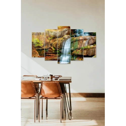 Manzara Doğa 5 Parçalı Mdf Tablo 60 x 100