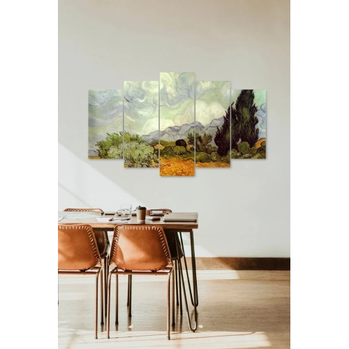 Manzara Doğa 5 Parçalı Mdf Tablo 60 x 100