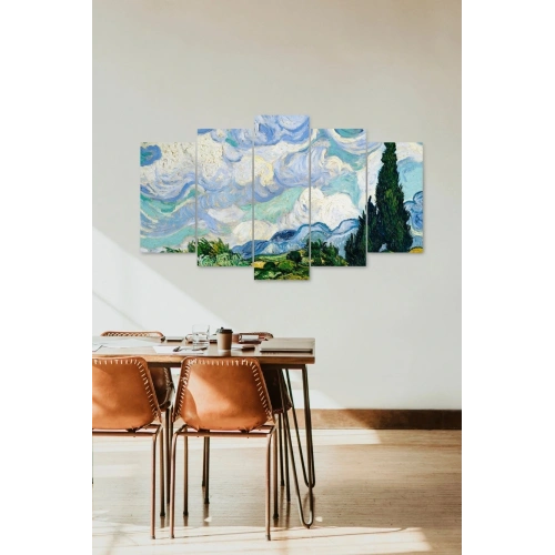 Manzara Doğa 5 Parçalı Mdf Tablo 60 x 100