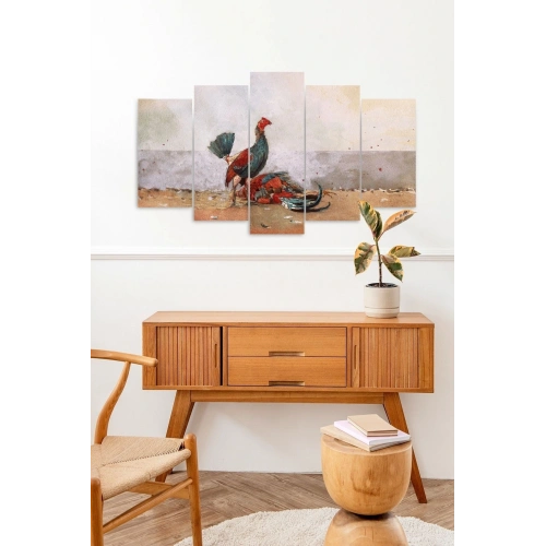 Manzara Doğa 5 Parçalı Mdf Tablo 60 x 100