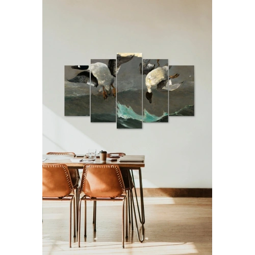 Manzara Doğa 5 Parçalı Mdf Tablo 60 x 100