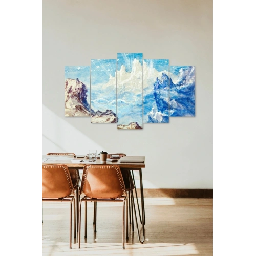 Manzara Doğa 5 Parçalı Mdf Tablo 60 x 100