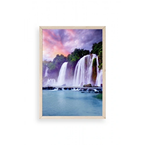 Manzara Doğa Ahşap Çerçeveli Tablo 30 x 42