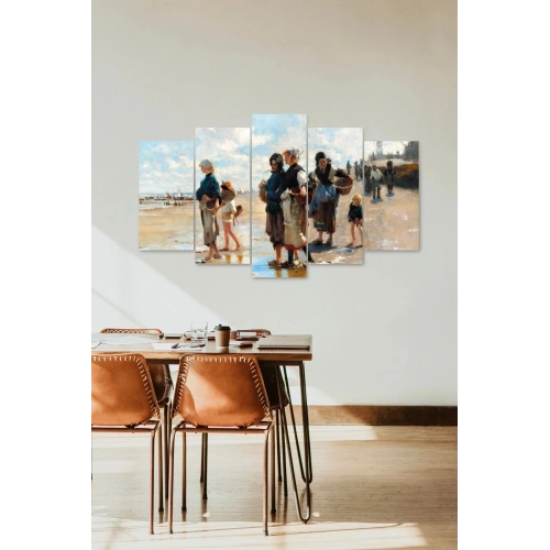 Manzara İnsan 5 Parçalı Mdf Tablo 60 x 100