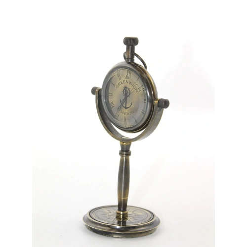 Desktop Brass Clock Model 2