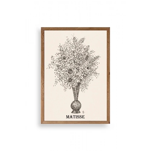 Matisse Ahşap Çerçeveli Tablo 17 x 23