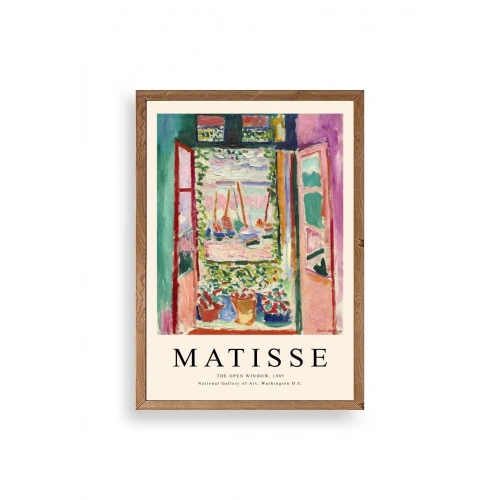 Matisse Ahşap Çerçeveli Tablo 17 x 23