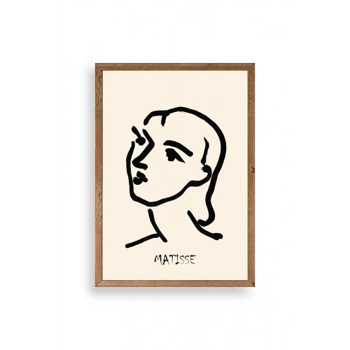 Matisse Ahşap Çerçeveli Tablo 17 x 23