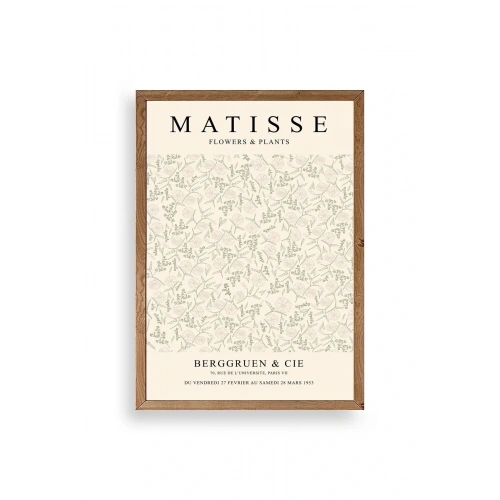 Matisse Ahşap Çerçeveli Tablo 17 x 23