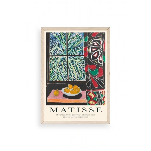 Matisse Ahşap Çerçeveli Tablo 17 x 23