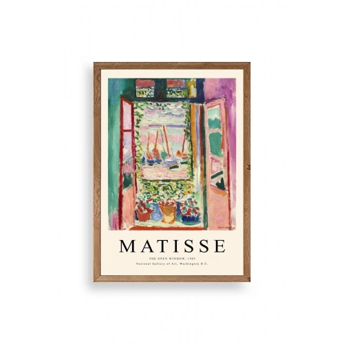 Matisse Ahşap Çerçeveli Tablo 30 x 42