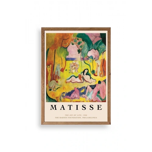 Matisse Ahşap Çerçeveli Tablo 50 x 70