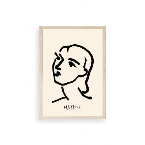 Matisse Ahşap Çerçeveli Tablo 50 x 70