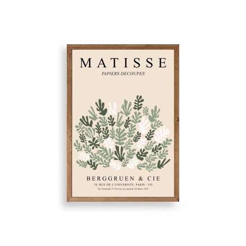 Matisse Ahşap Çerçeveli Tablo 50 x 70