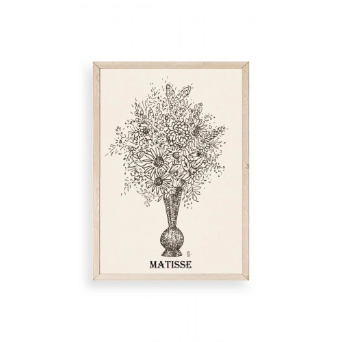 Matisse Ahşap Çerçeveli Tablo 50 x 70