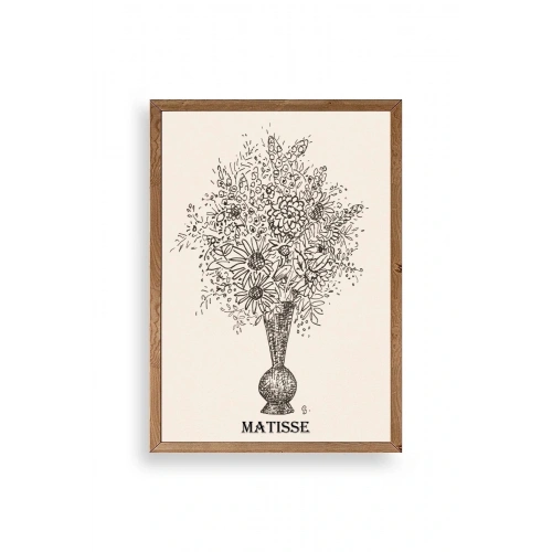 Matisse Ahşap Çerçeveli Tablo 50 x 70