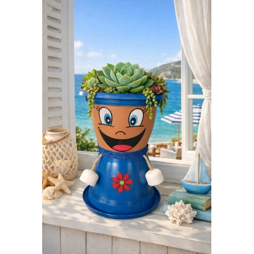 MAVİŞKO VİLLA DEKORATİF SAKSI 1,7 Litre