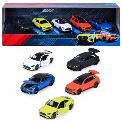 Mercedes-amg 1:64 Ölçekli 5li Araç Seti