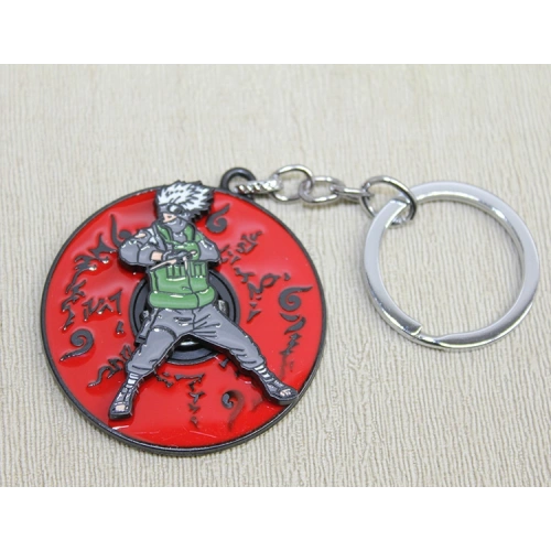 Metal Dönen Anime Figür Anahtarlık