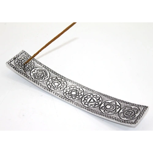Metal Kayık 7 Çakra (Chakra) Tütsülük