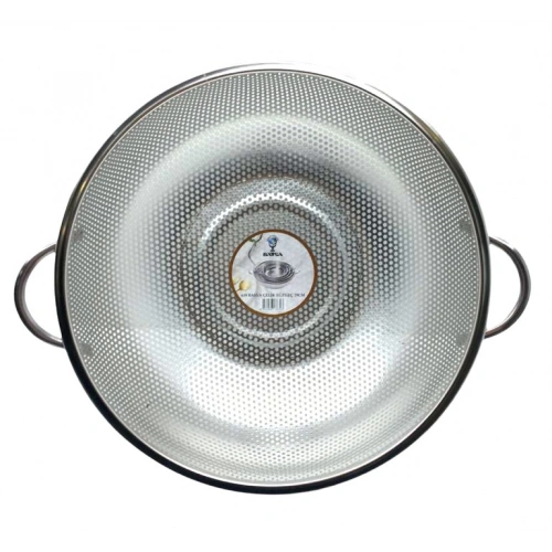 METAL KULPLU ÇELİK TEL SEPET SÜZGEÇ 29CM (5365)
