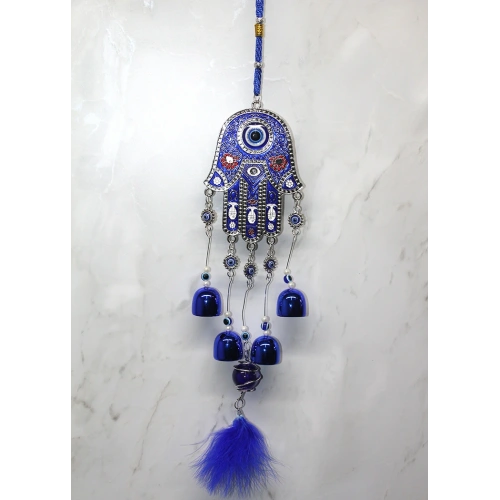 Metal Nazar Boncuğu Çan Model 18