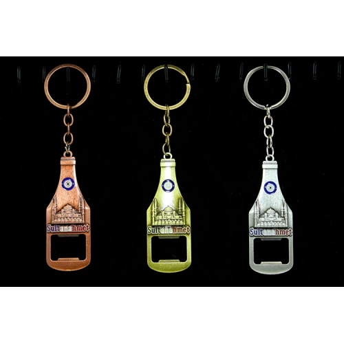 Металлический брелок и открывалка модель 1