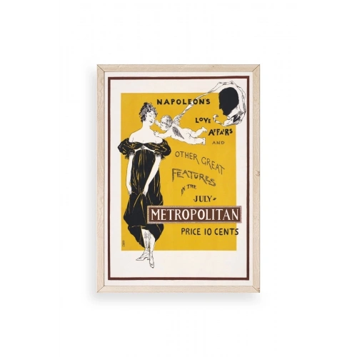 Metropolitan Ahşap Çerçeveli Tablo 23 x 30