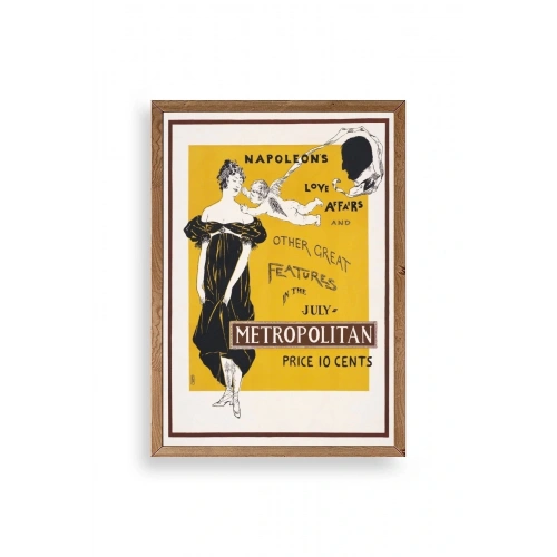 Metropolitan Ahşap Çerçeveli Tablo 50 x 70