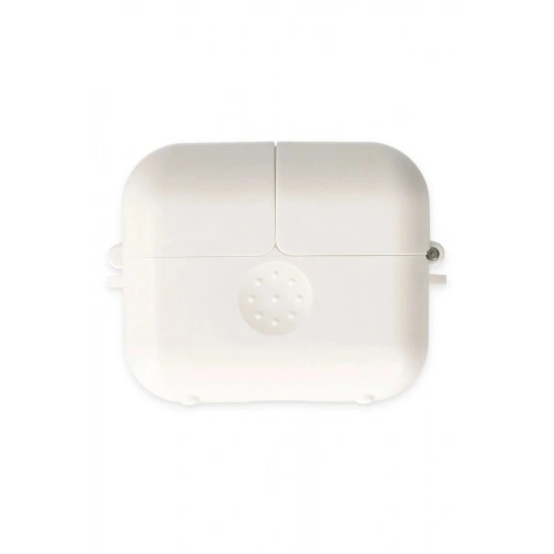 Mey İthalat®  Airpods 3 (3.nesil) Basmalı Kılıf - Beyaz