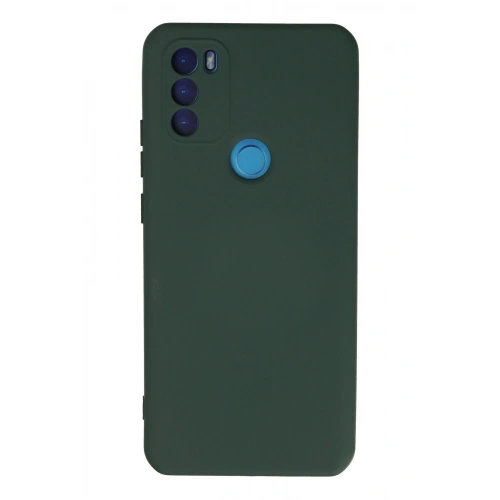 Durukar®  General Mobile GM 21 Plus Kılıf Nano içi Kadife Silikon - Koyu Yeşil
