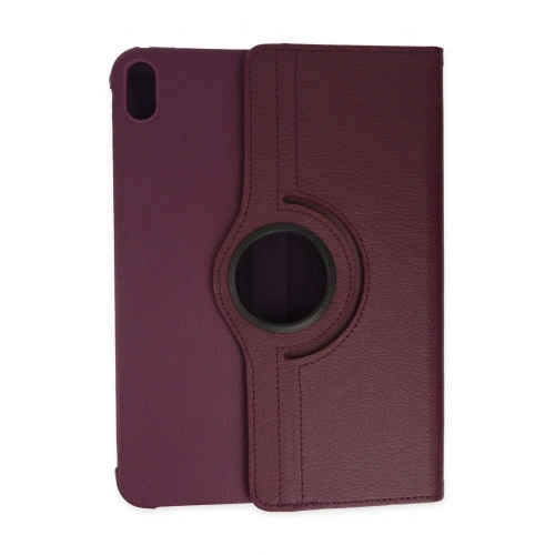 Durukar®  iPad 2022 10.9 (10.nesil) Kılıf 360 Tablet Deri Kılıf - Mürdüm
