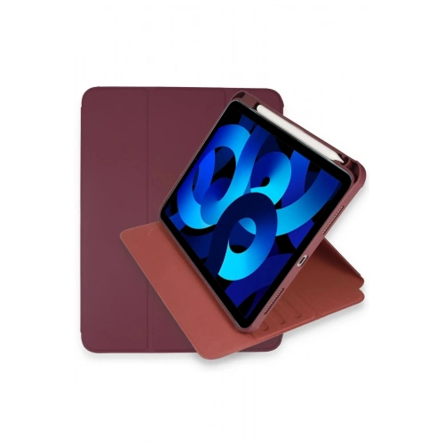Durukar®  iPad Pro 11 (2021) Kılıf Starling 360 Kalemlikli Tablet Kılıf - Mor