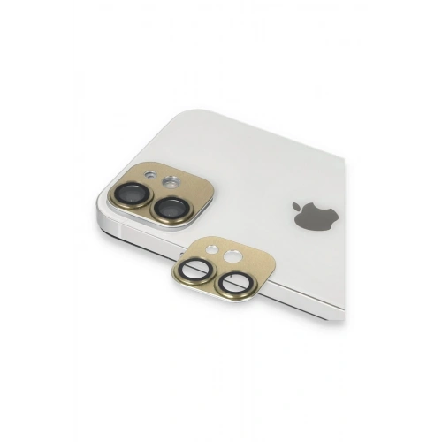 Durukar®  iPhone 11 Pers Alüminyum Kamera Lens - Gold