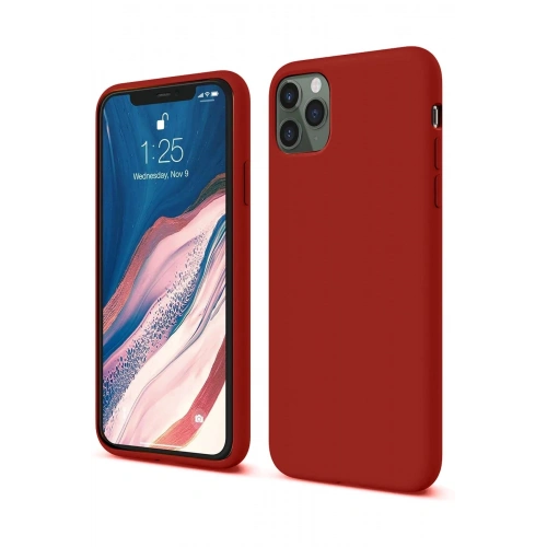 Durukar®  iPhone 11 Pro Kılıf First Silikon - Bordo