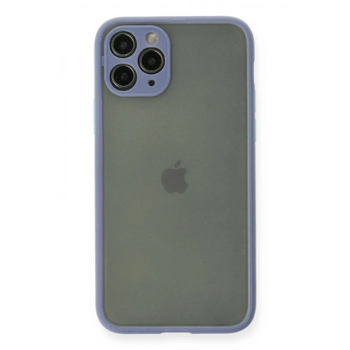 Durukar®  iPhone 11 Pro Kılıf Montreal Silikon Kapak - Gri